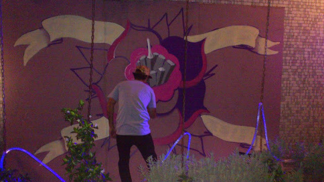 live graffiti Lee Jeans thecityismine johannesburg tattoo