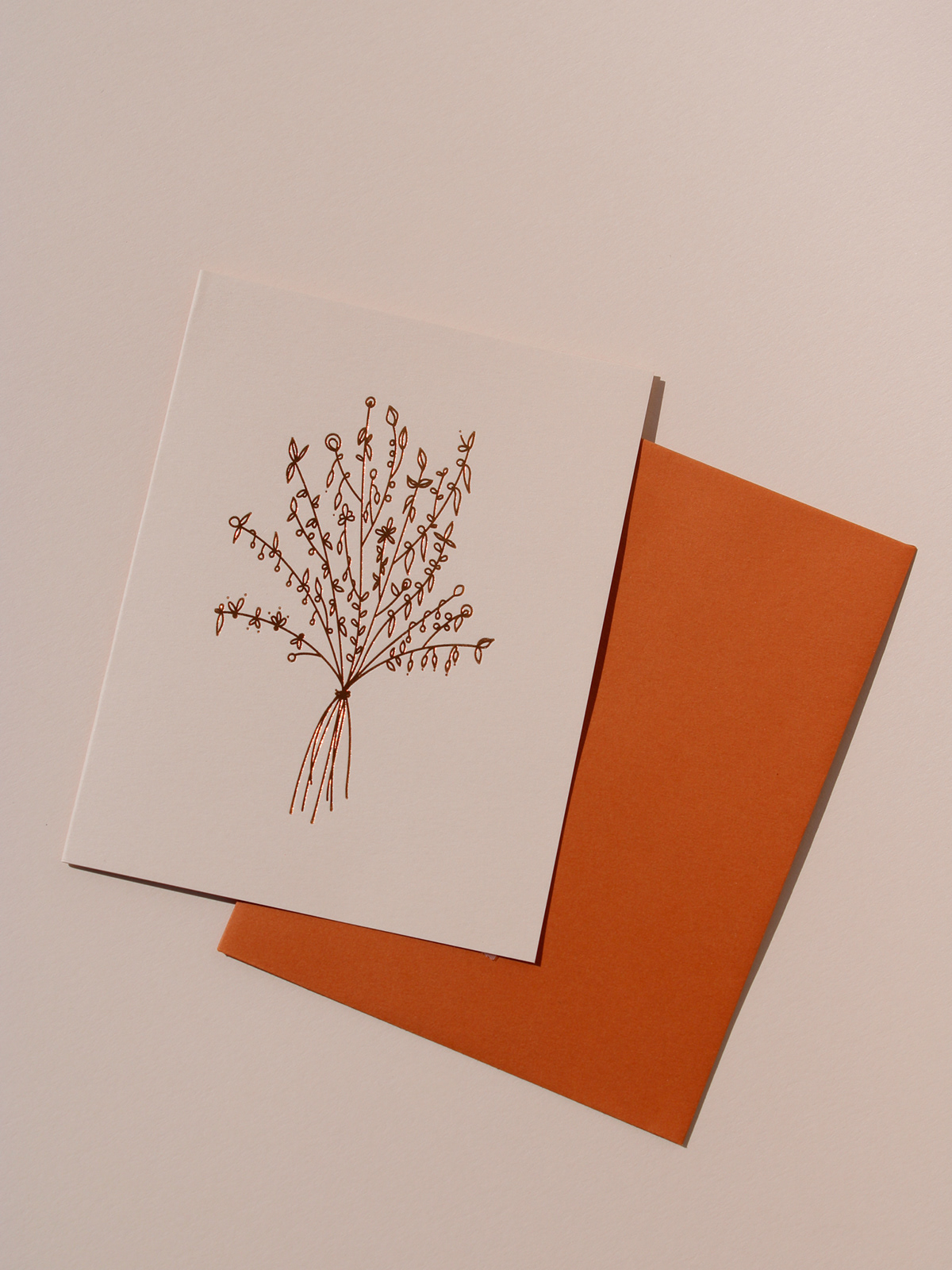 adobe illustrator floral foil stamp graphic design  greeting card letterpress lightroom Photography  product design  Product Photography
