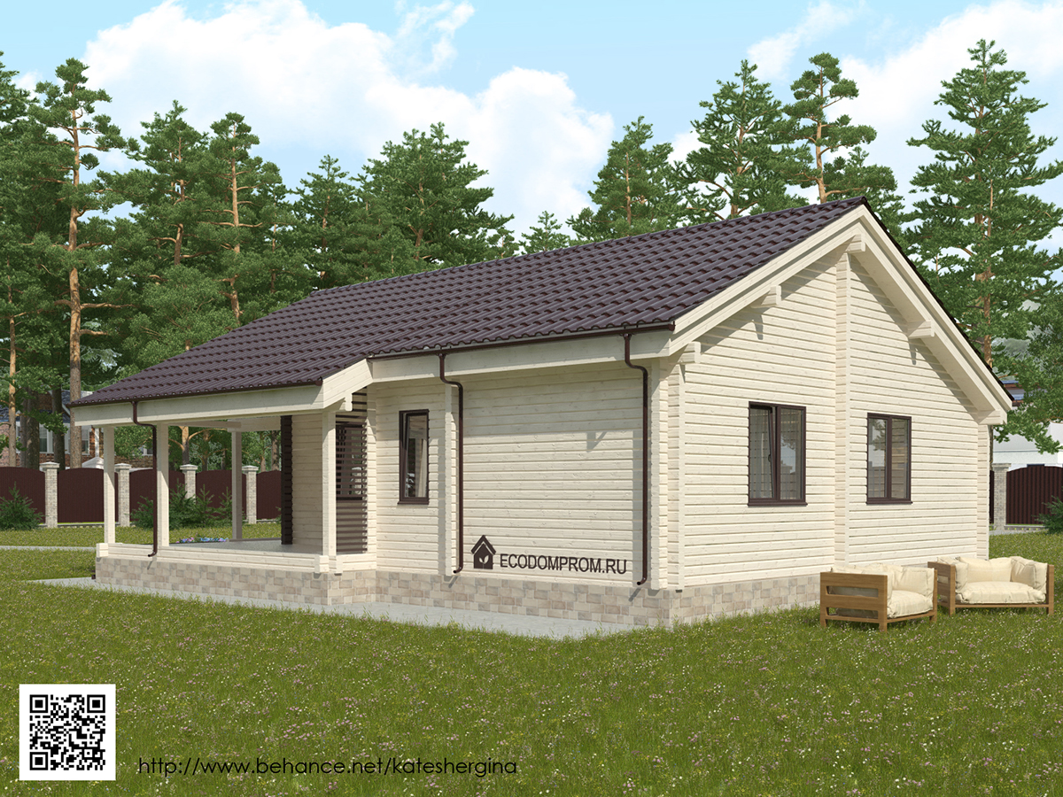 home house cabin block house TIMBER wood wooden eco ecodomprom Russia Moscow construction