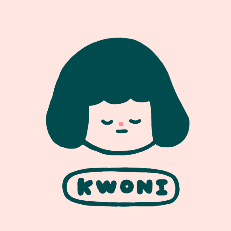 Drawing  girl ILLUSTRATION  kwoni logo logodesign gif raccoonfactory