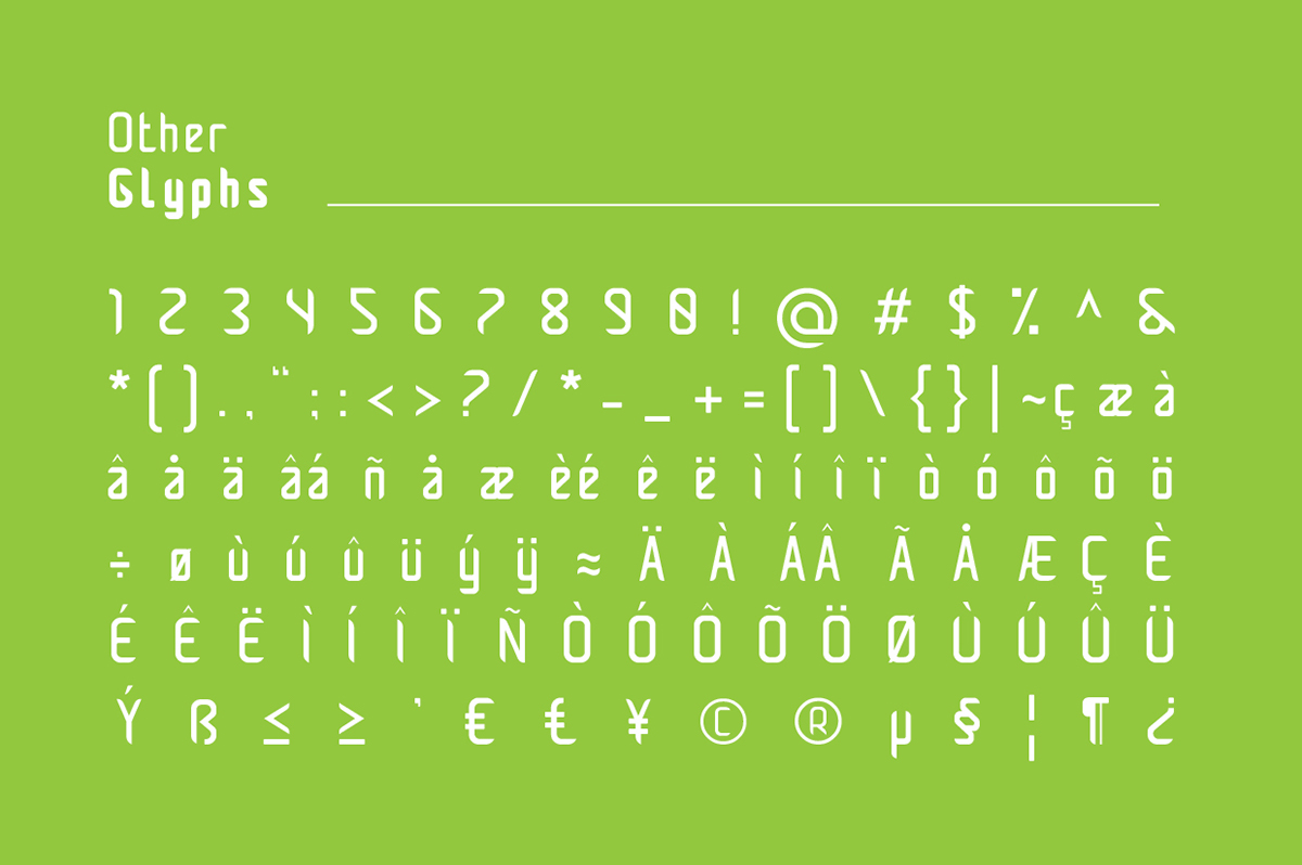 font Typeface modern simple elegant free