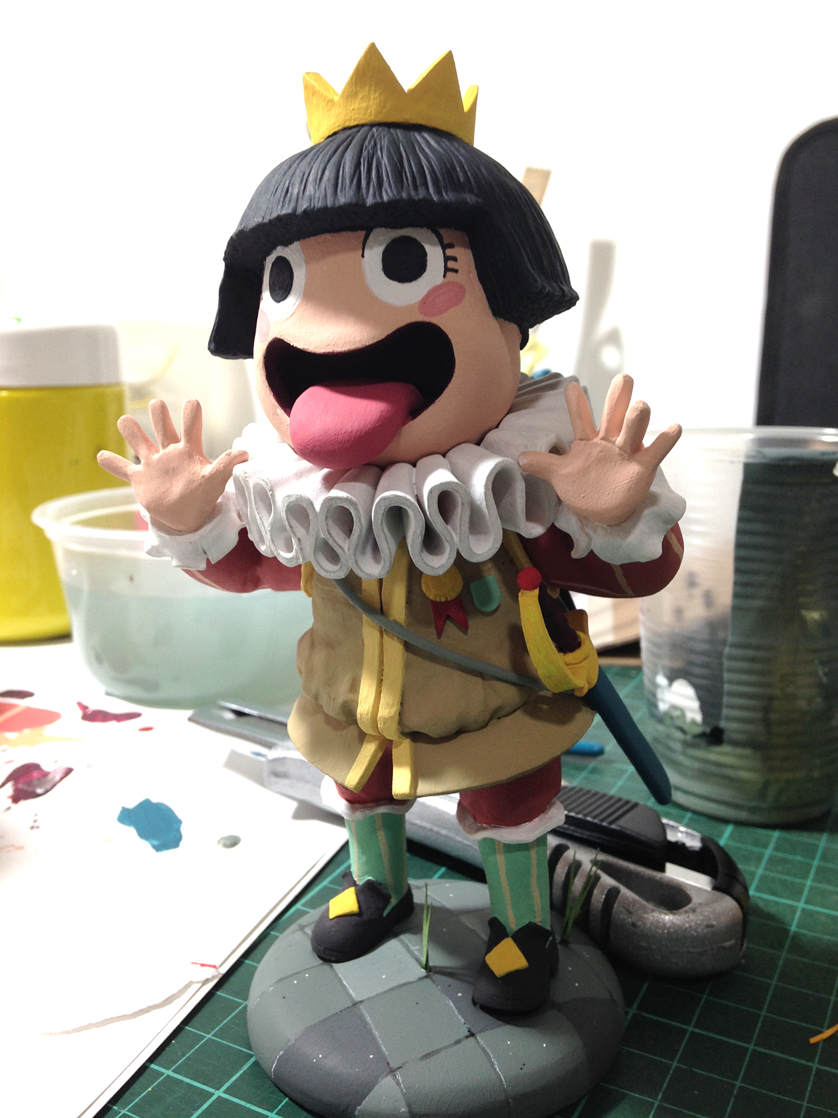 count conde king Little King ERR Erred mistaken mad king toys juguetes clay model clay sculpey