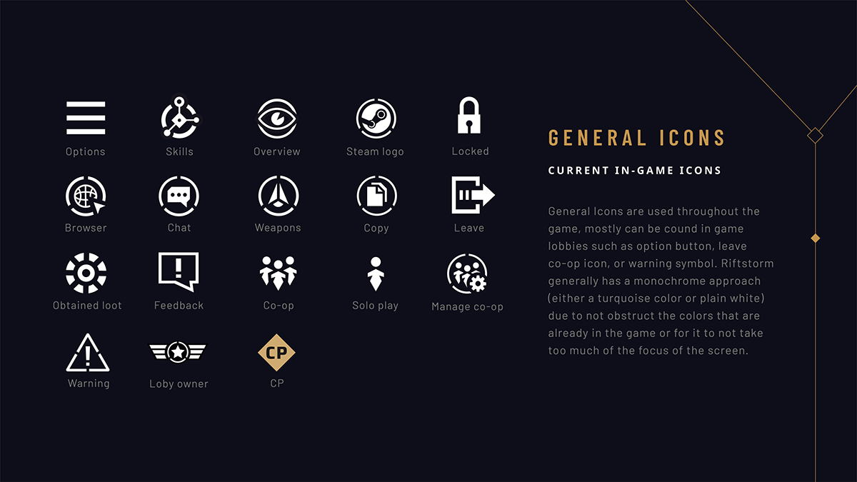 game ui design iconography icons