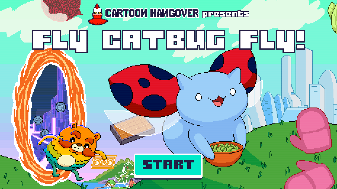 cartoon hangover bravest warriors IOS Aracade Game Catbug Fly Catbug Fly