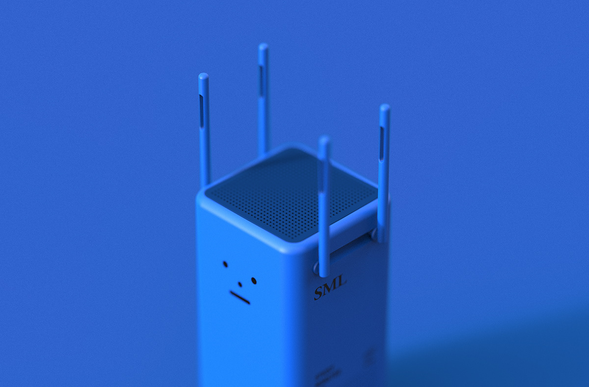 brand concept product Router wifi