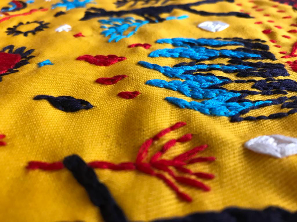 agriculture art artist Brasil Embroidery erica maradona hand embroidery hand made mandioca manuela carneiro da cunha