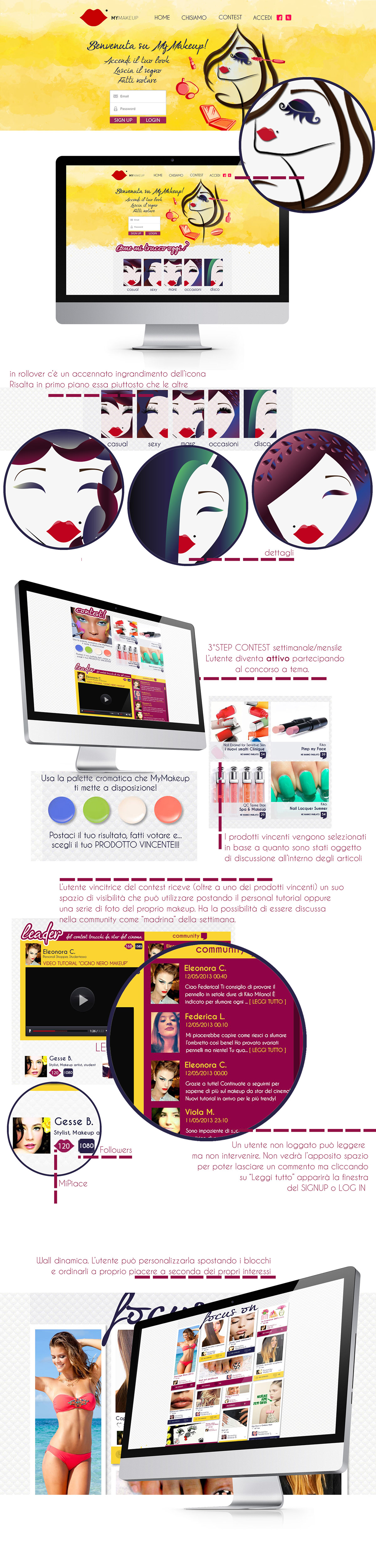 mymakeup makeup Web design Webdesign restyle RESTYLING