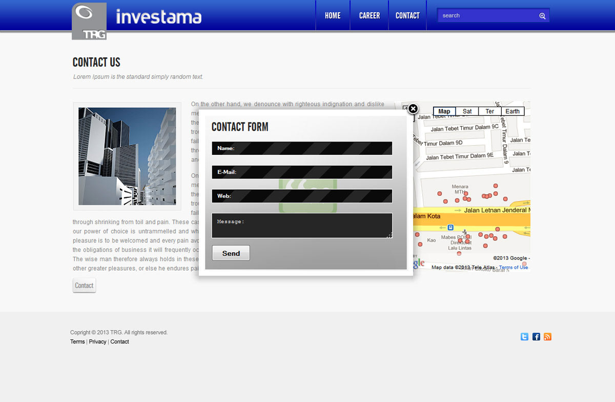 Webdesign company profile wesite