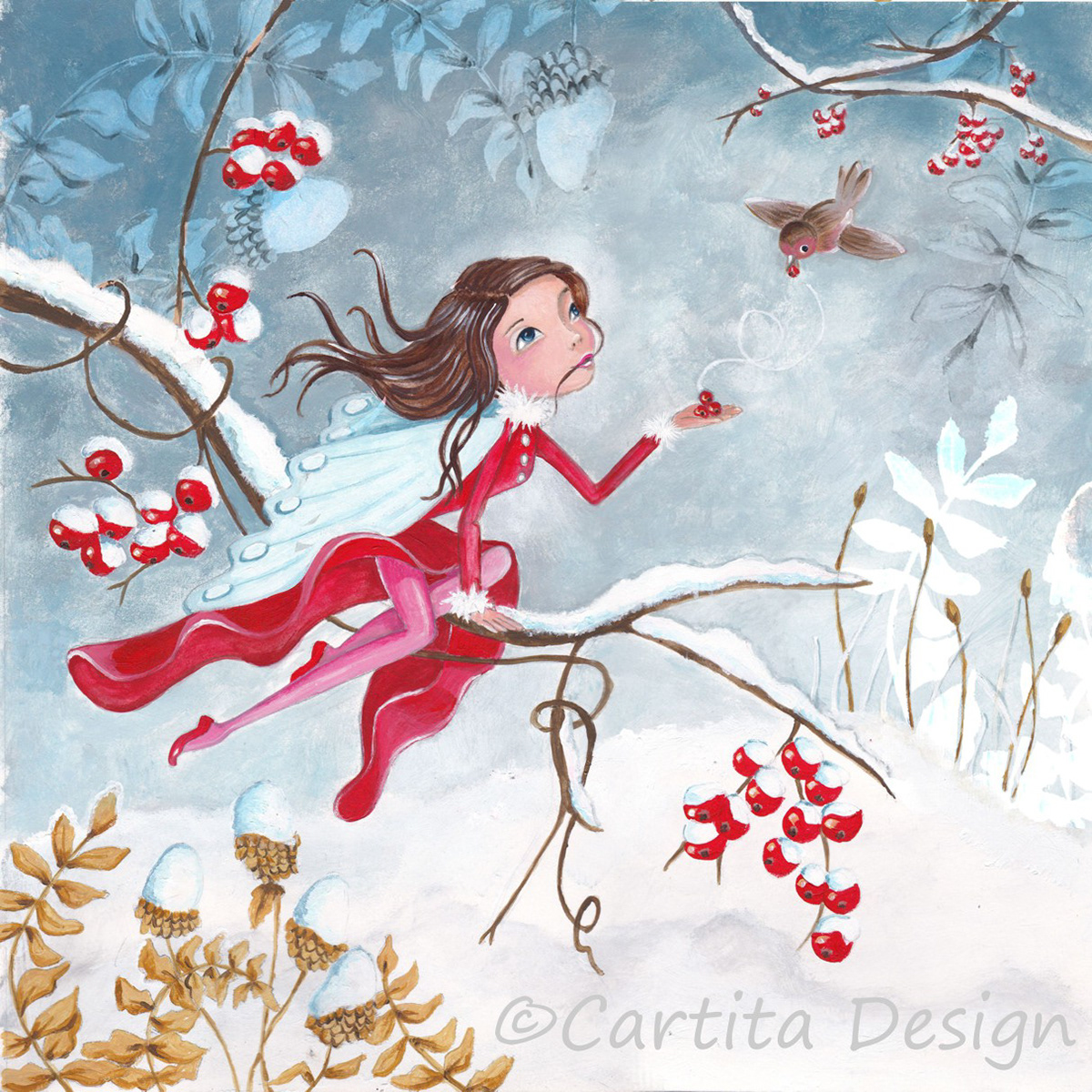 greeting cards illustrations  christmas