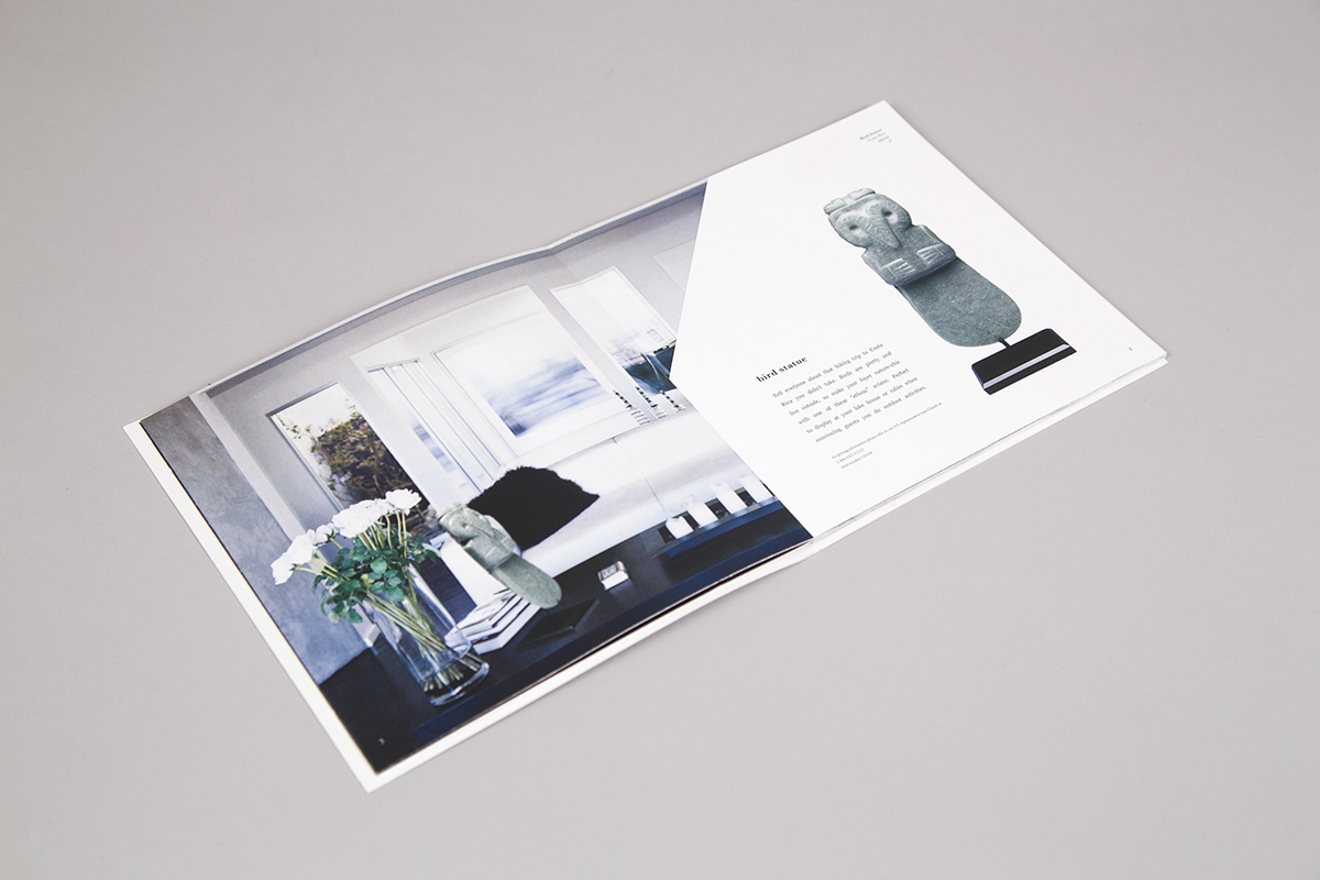 luxury brand product Catalogue Retail book brochure satire