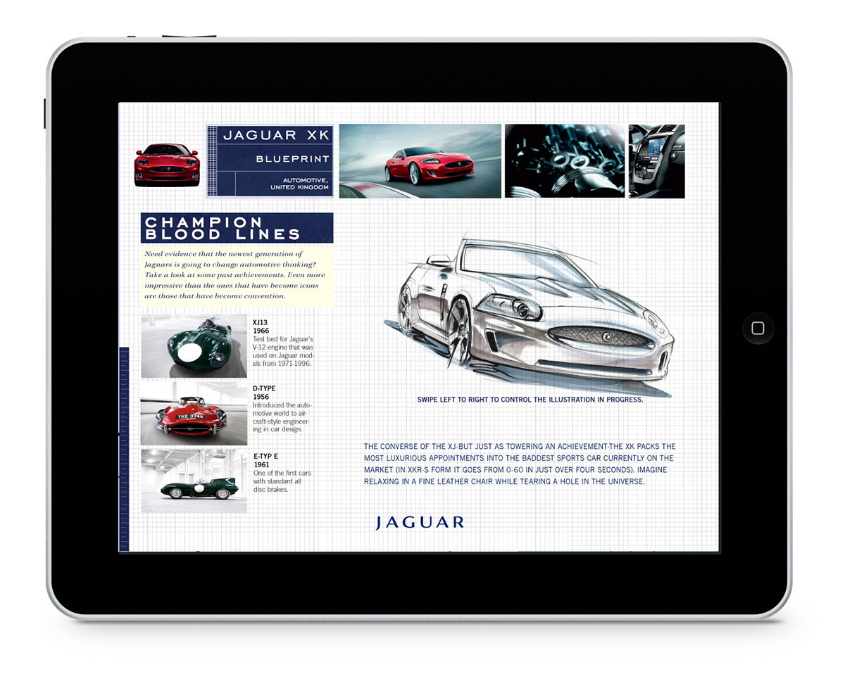jaguar Tablet Advertising GQ