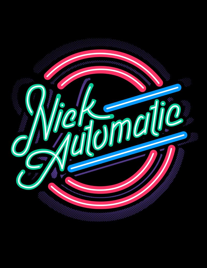 nick automatic Collection tshirt graphics nicolo nimor design print tshirt nckatmtc