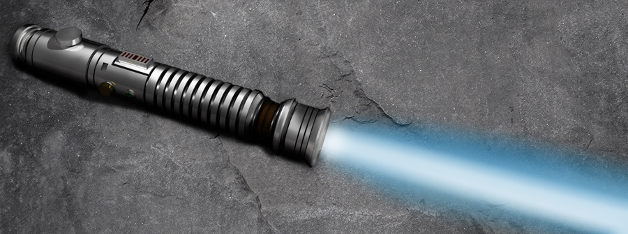 star wars lightsaber advert Sci Fi scratch built