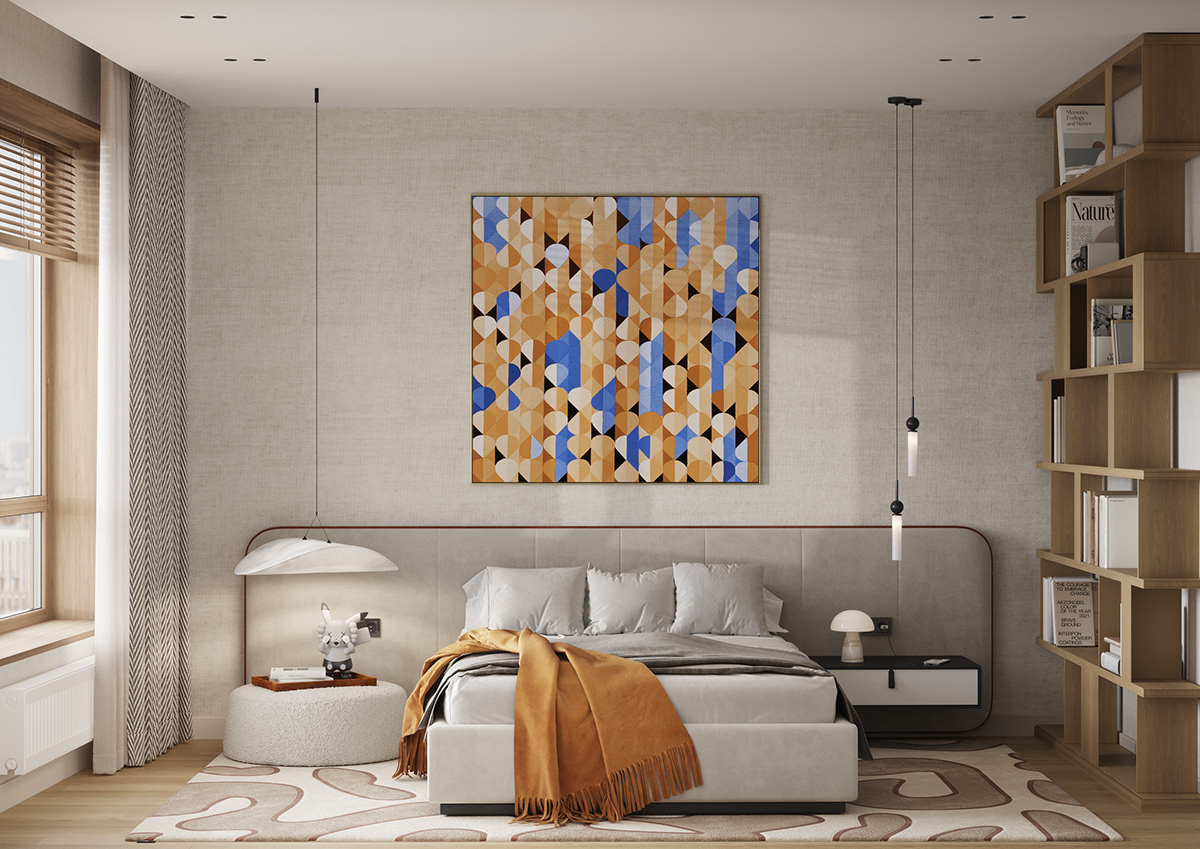 bedroom design Interior Render visualization 3ds max corona CGI interior design  modern architecture