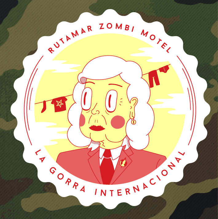 gorra internacional Rutamar zombi motel ilustracion vieja old cover tapa Single independiente