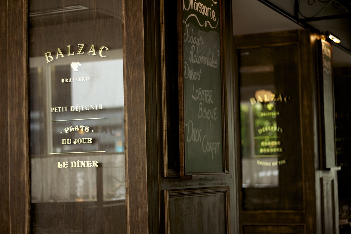 French restaurant balzac brasserie Authentic