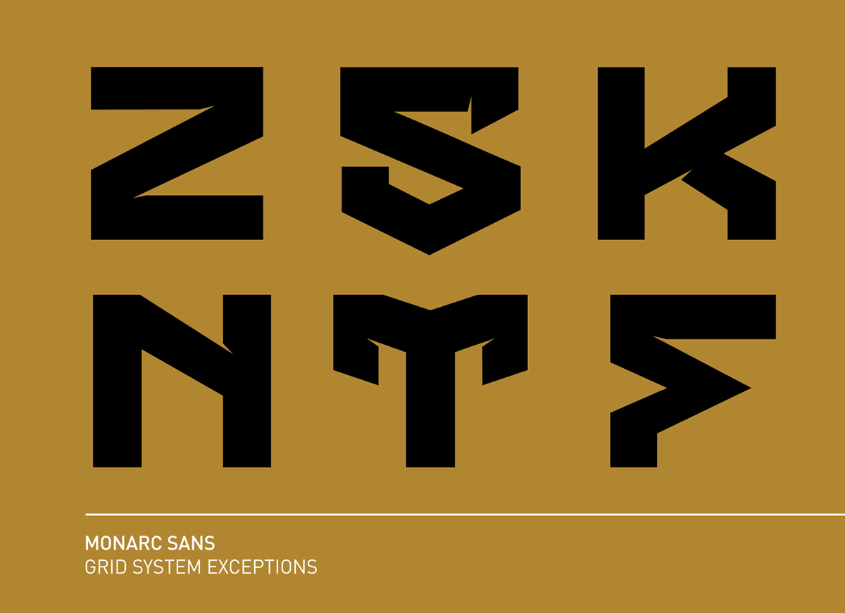 Display Typeface my font project font design serif sans Majestic metal slayer pattern geometric