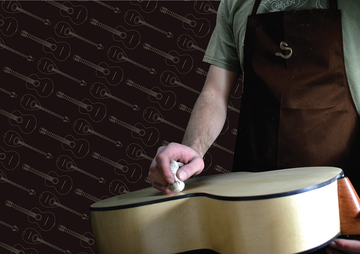 Stefanidis instrument maker instrument luthier Lutherie Musical Instruments bouzouki guitar athens Greece rempetiko Rembetiko baglamas logo pattern