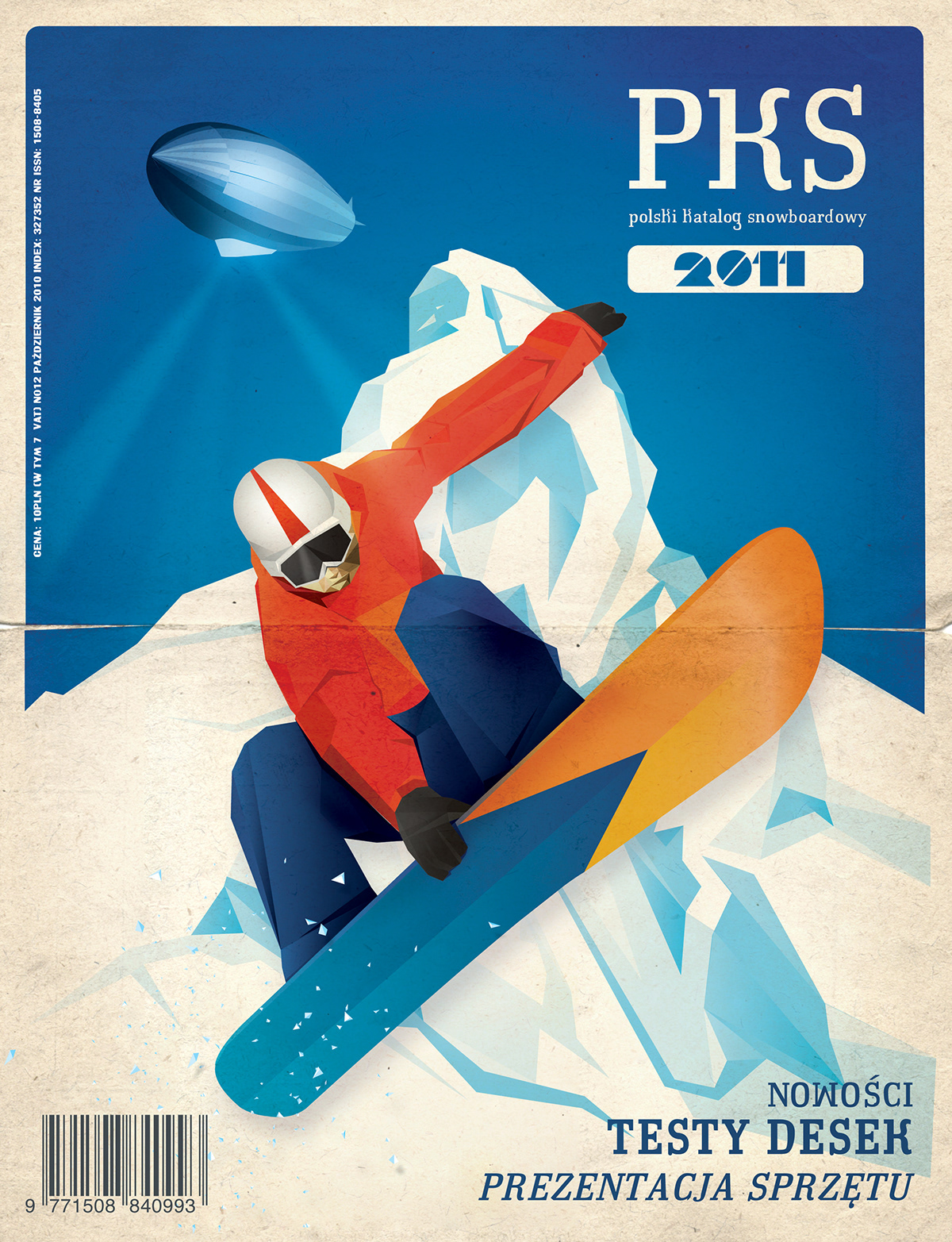 snowboard surfing lifestyle magazine cover