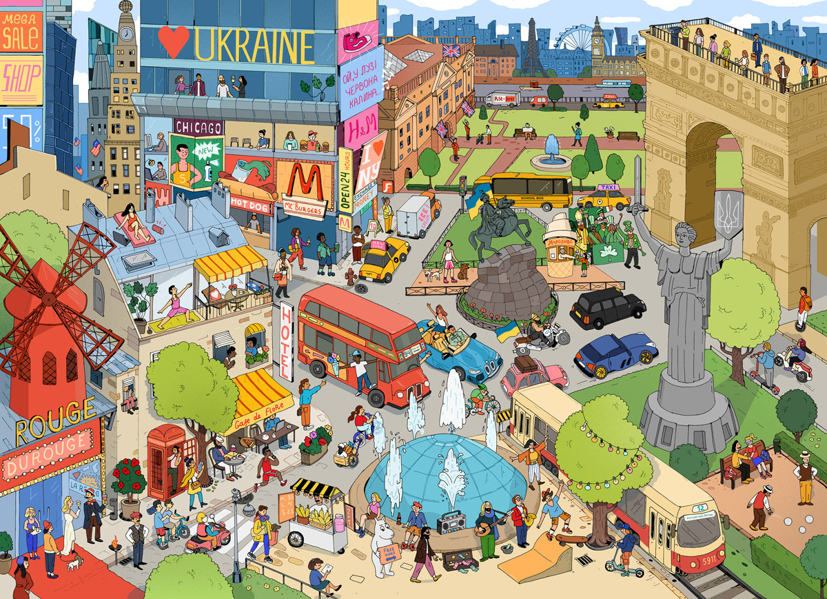 best city Cosmopolitan International open world puzzle ukraine
