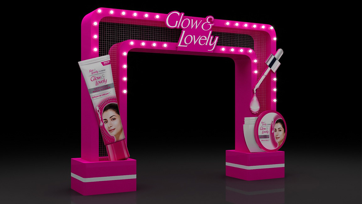 glow and lovely 3D 3ds max Gate Branding Design Branding design Brand Design experience design Visibility GATE BRANDING interactive design