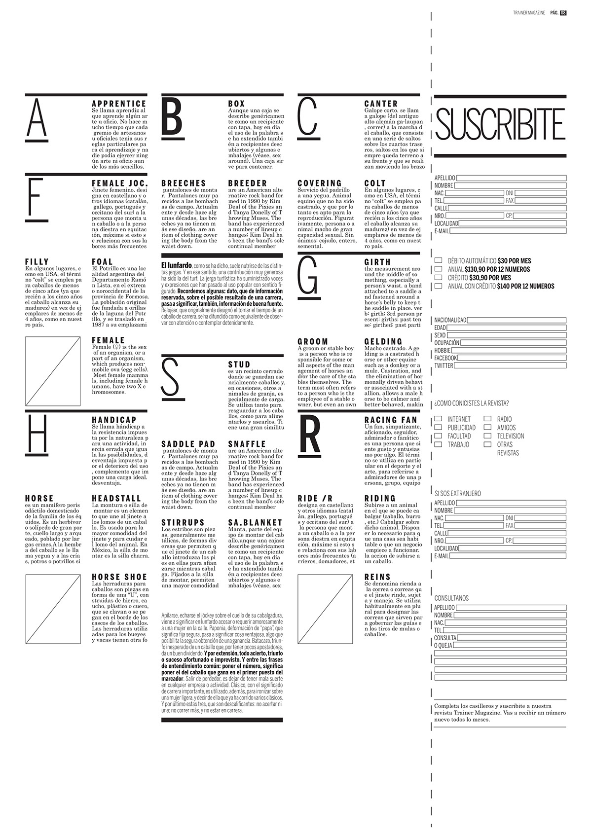 longinotti editorial magazine deporte tipografia
