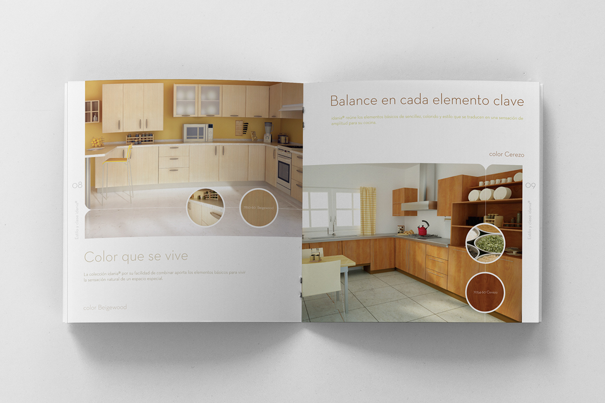 Adobe Portfolio brochure catalog kitchen Interior