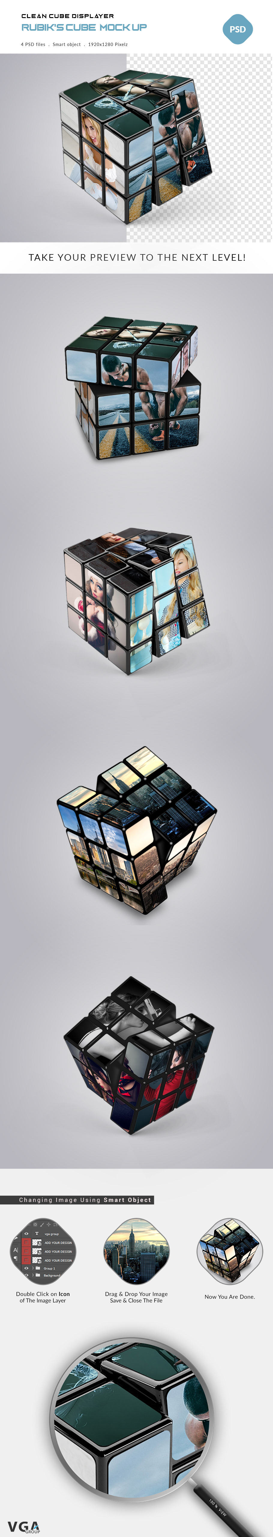 rubik cube box mockup mock-ups preview package Package box packaging design product mockup Vintage Packaging Technology toys