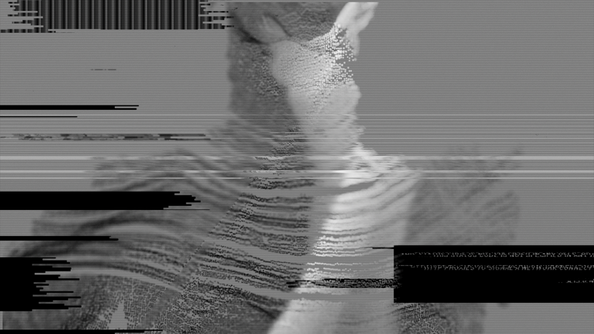 cyber Glitch Cyberpunk Datamosh ruby 3dsmax vray krakatoa Meshlab electro-industriak music video Cyborg Dystopia