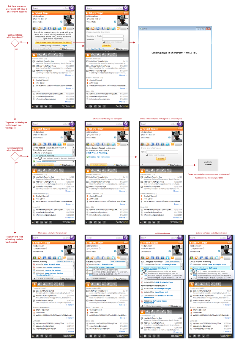 interface design Microsoft Sharepoint Add-on