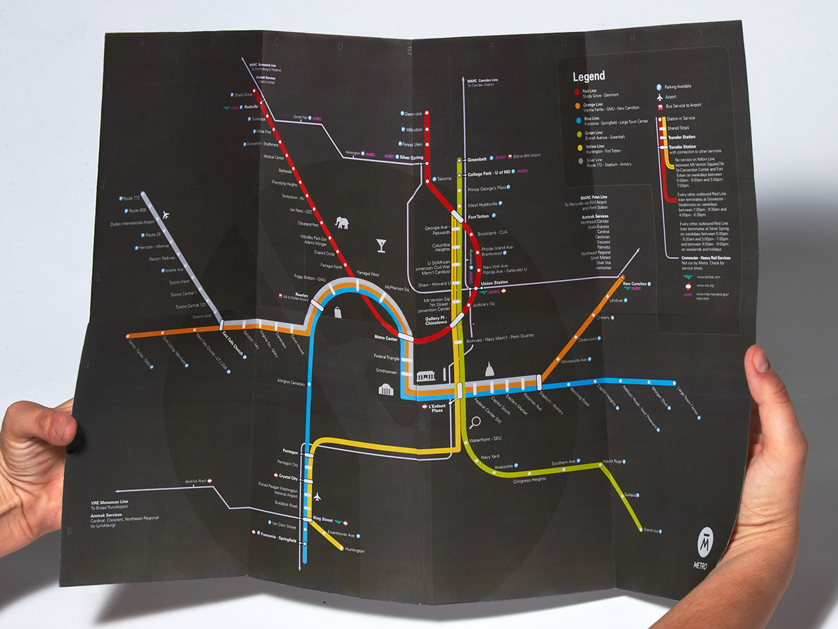 map metro Metro Map washington dc Nightlife train railway color transportation