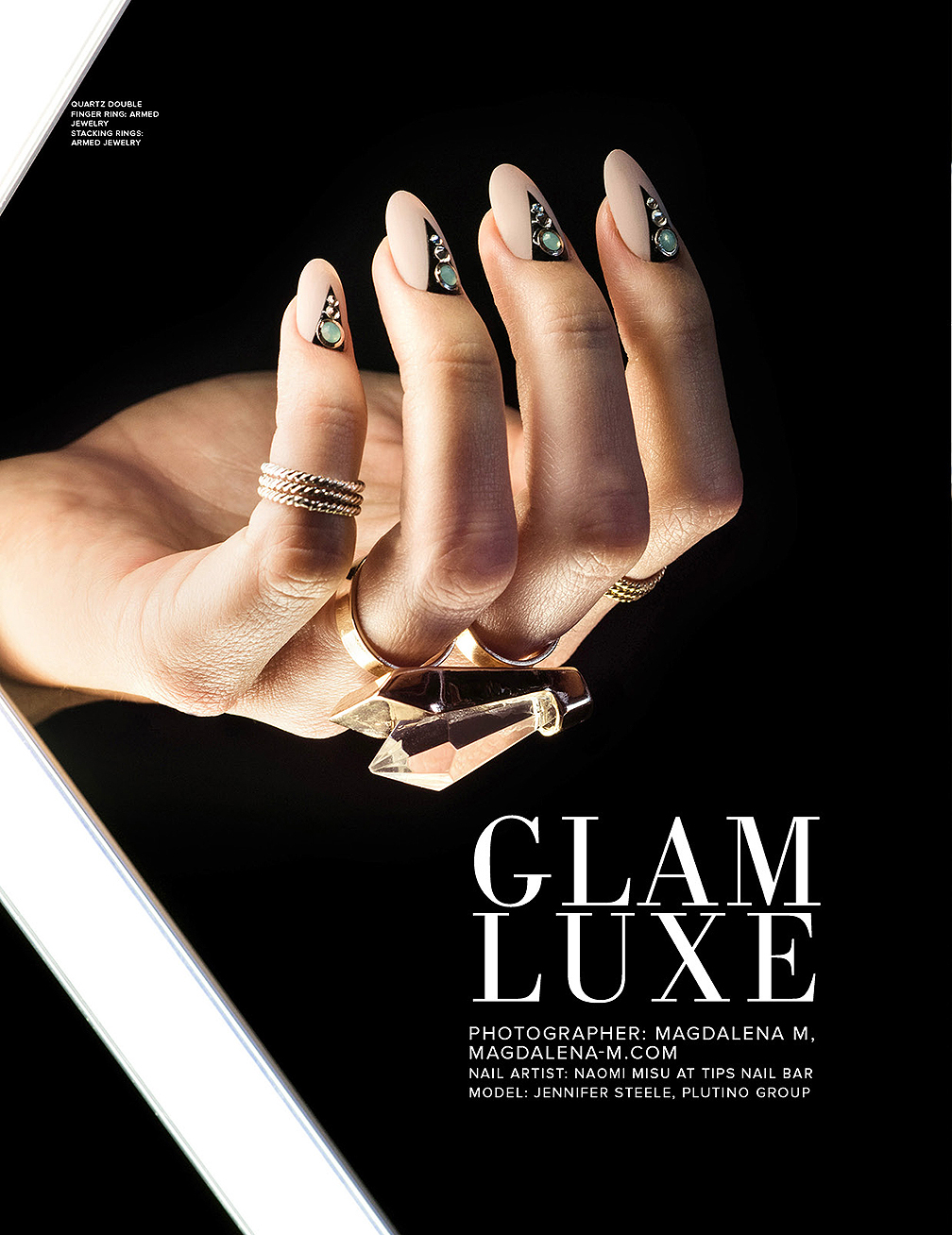 Magdalena M naomi misu Remark Magazine nail design