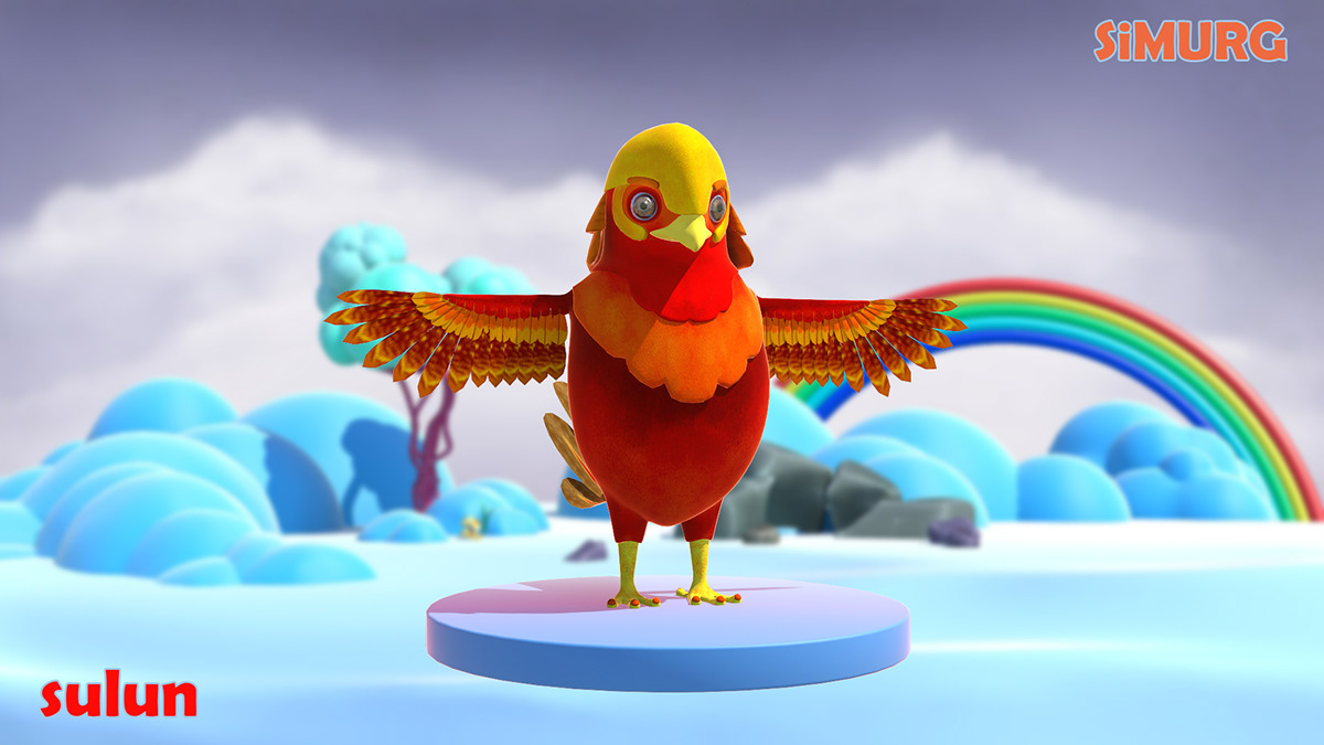 concept art toon characters bird characters