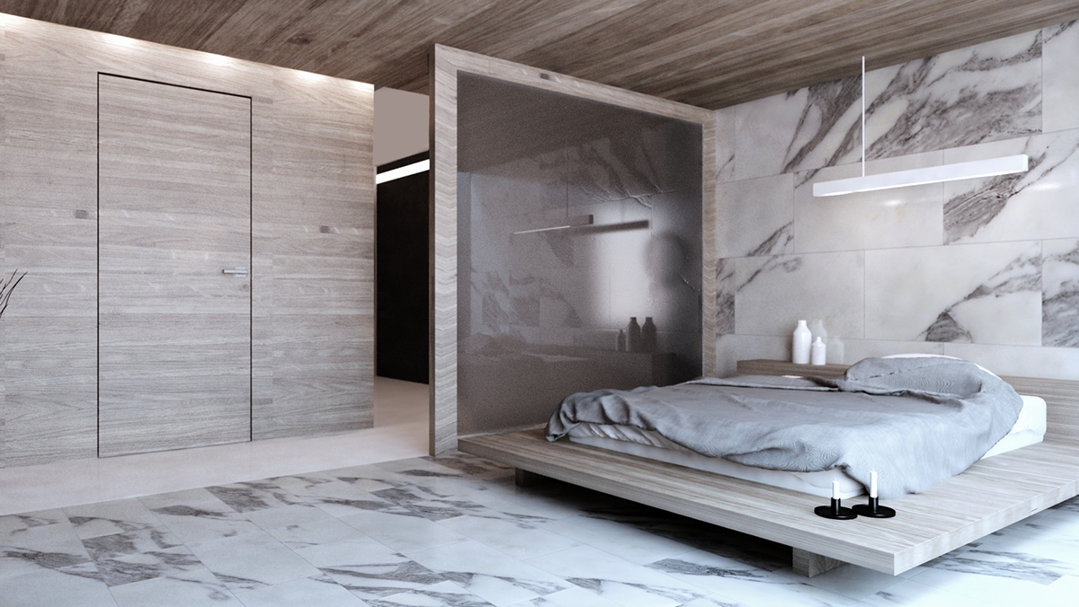 hotel apartment Interior design Marble asilo minimal modern room visualisation 3D 3dsmax vray CG hidden