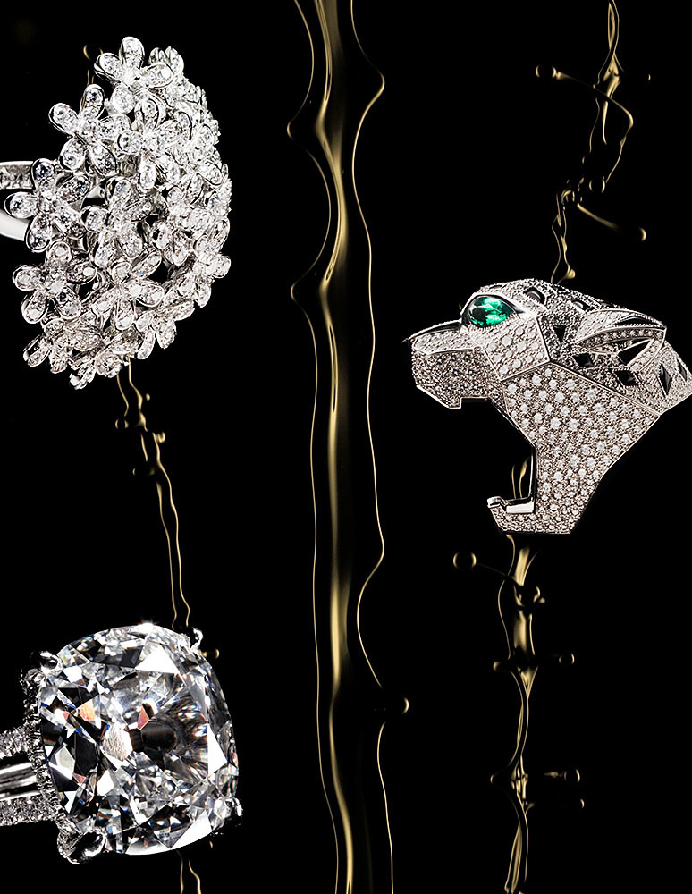 Jonathan Knowles gold pour liquids Luxure Magasine dimonds High End Jewellery London