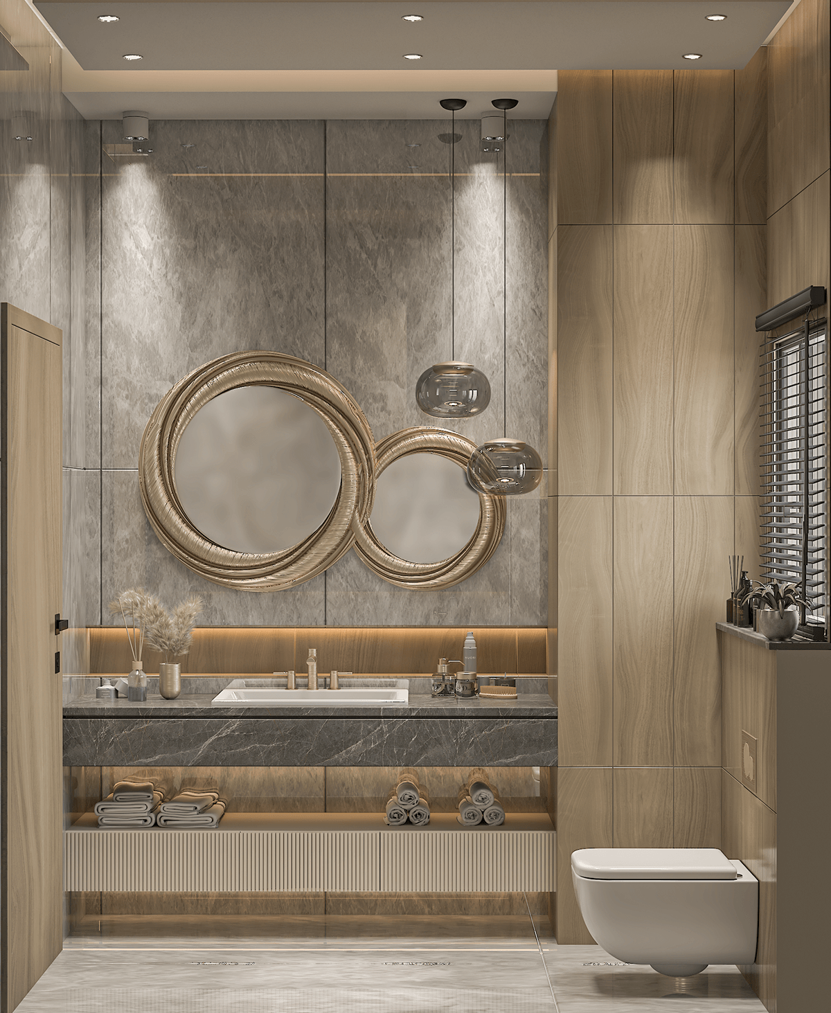 Toilet Design bathroom interior architecture modern Render vray 3ds max interior design  Guest Toilet bathroom