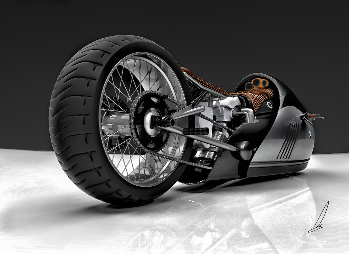 3D art CG industrial product design digital motorcycle Bike