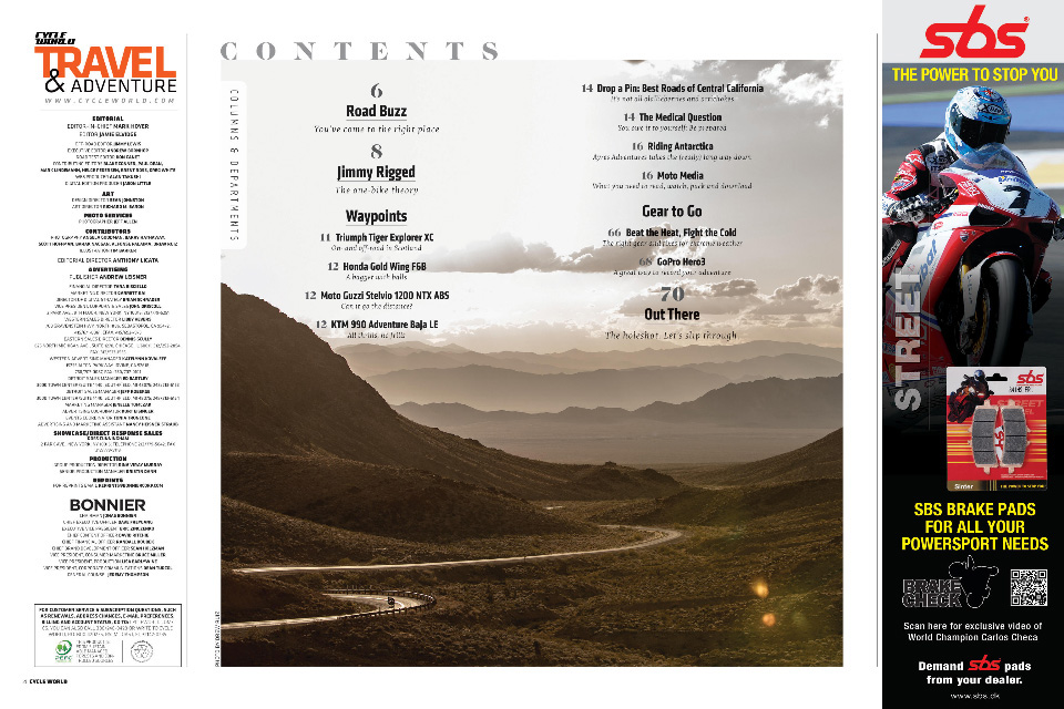 BMW cycle world adventure motorcycle magazine story editorial nevada Landscape journey Gs clouds bonnier