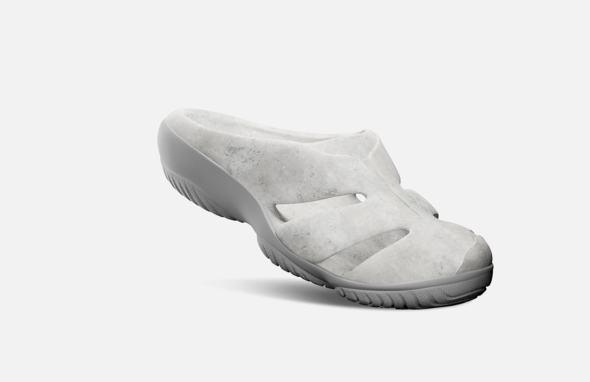 artist EVA footwear Fashion  footwear footwear design Molded Outdoor rapid prototpying slide wfh