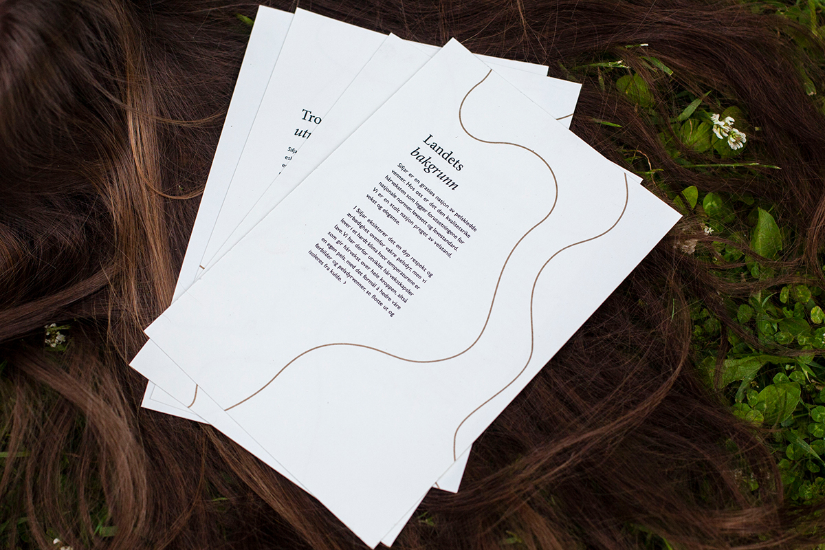 manifesto folder gold minimalistic hair westerdals