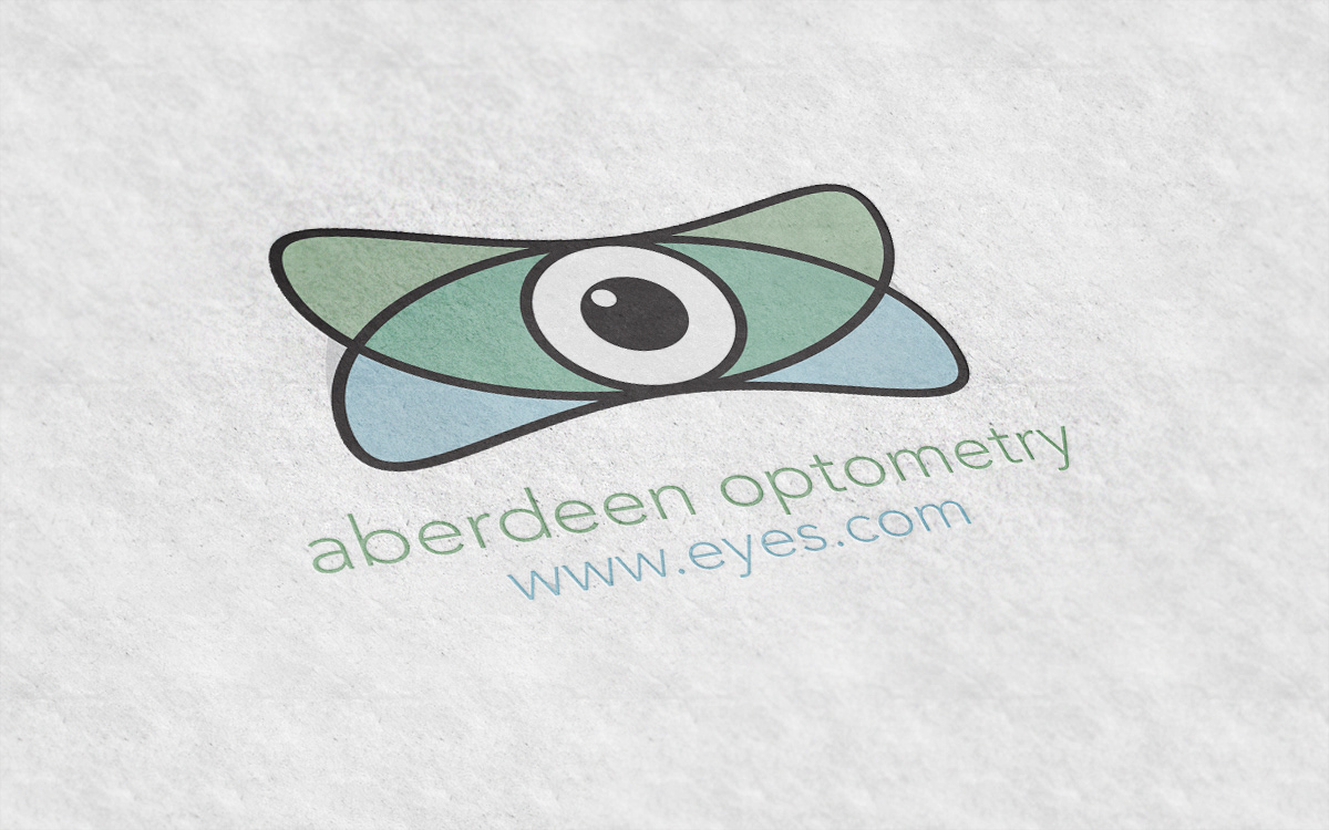 Aberdeen optometry eyes Logo Design Eye Doctor