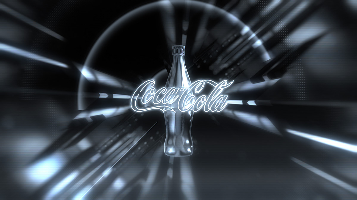 coke cocacola motion graphic meechain neon speed trails colors digital opener