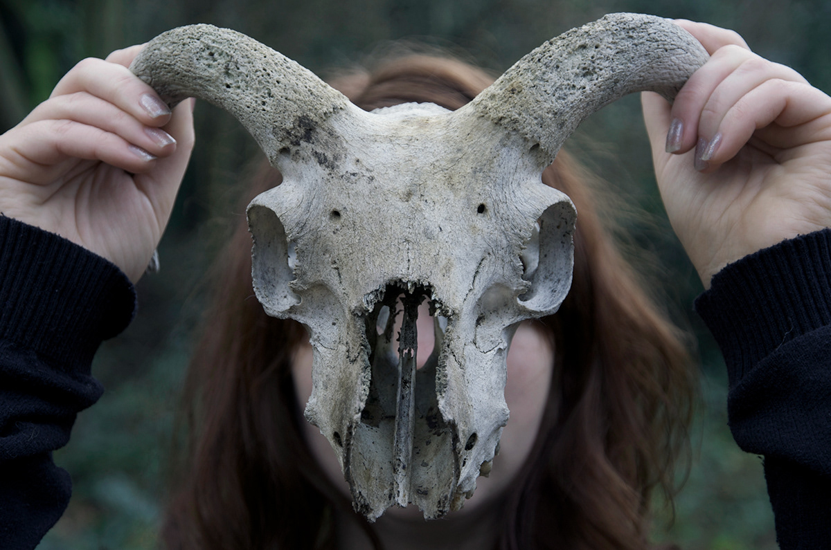 emily moss skull death creepy surreal