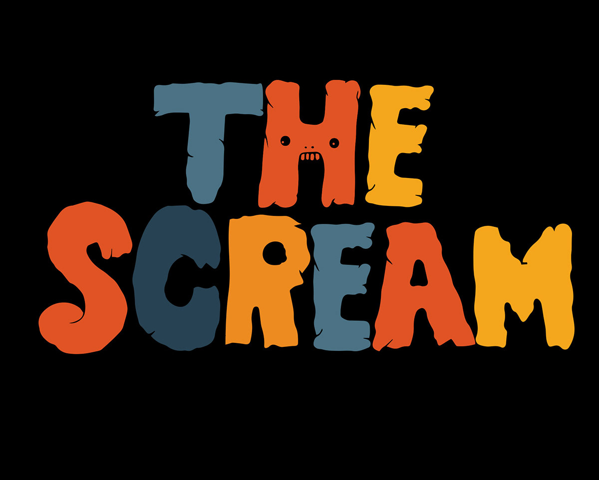 Edvard Munch the scream scream Original painting original Classic Illustrator blend CHRISRW CHRIS RW CHRIS.RW
