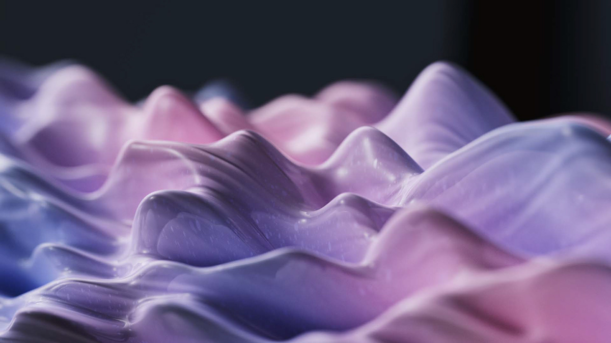 3D abstract CGI gradient minimal resources tutorial