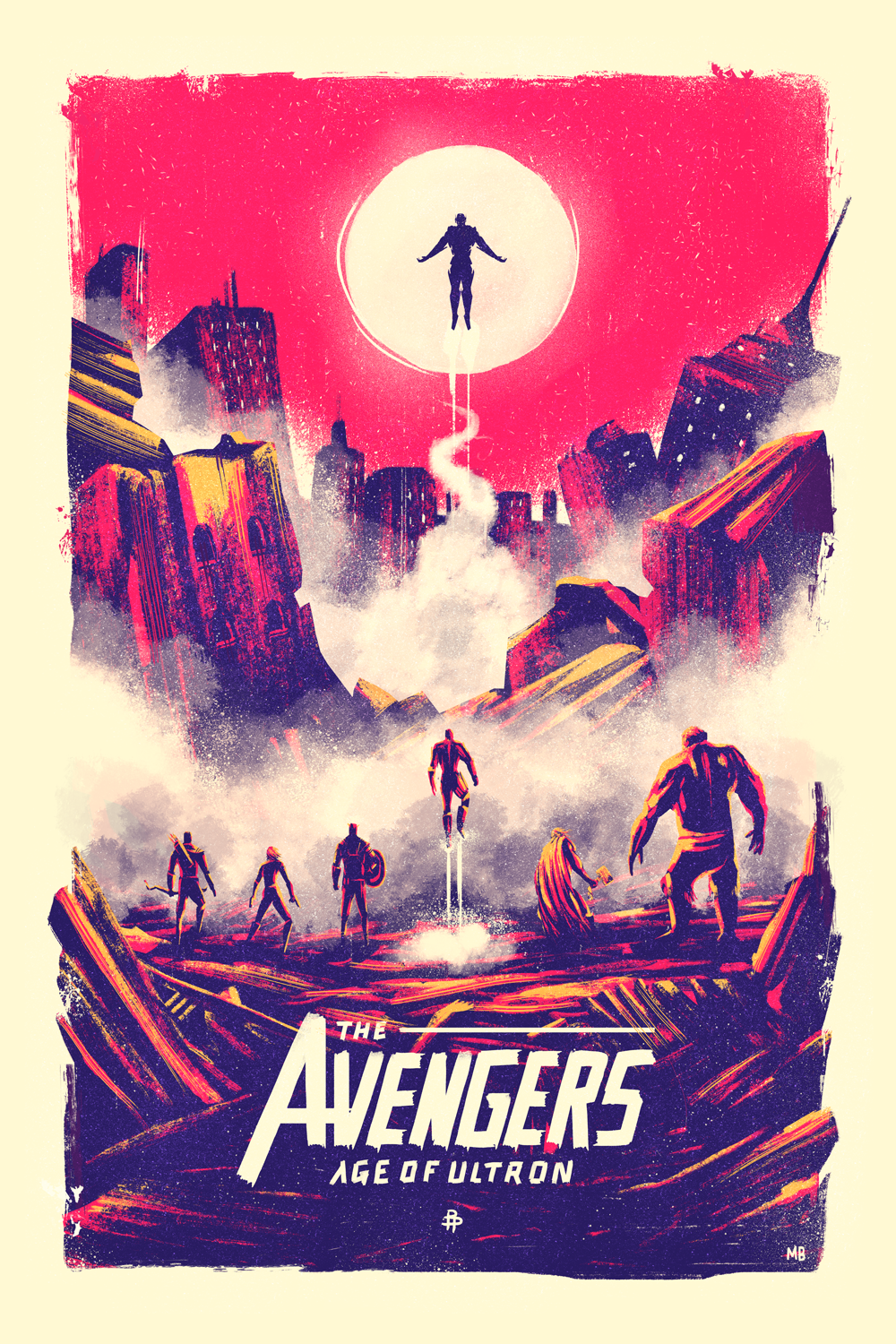 Avengers superheroe vilain comic book movie Fan Art poster print iron man Hulk Thor captain america