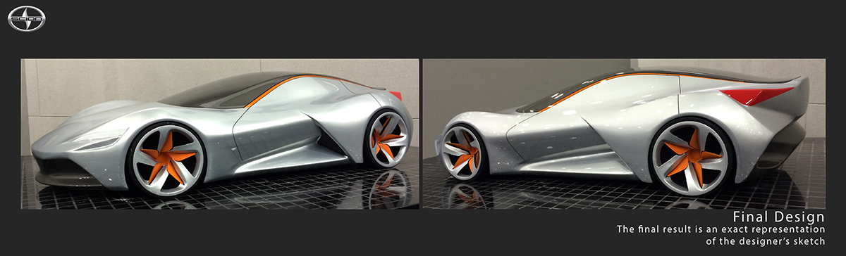 automotivedesign industrialdesign ClaySculpting Claymodel Claymodeling Subaru Scion Calty FINEART sculpture