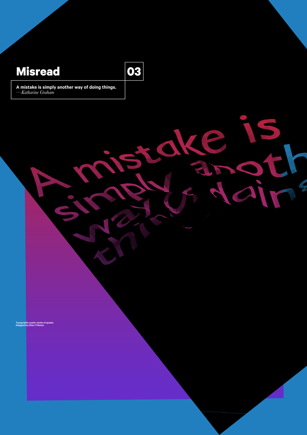 type typo colors colorful posters graphics Quotes dimo trifonov London Freelance design di-t experiment