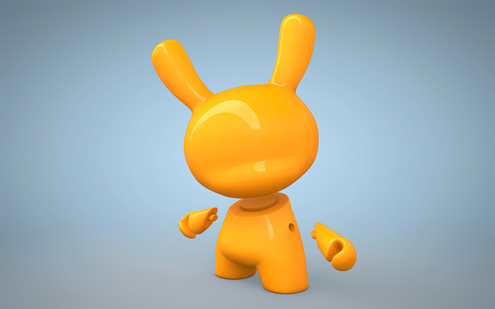 Dunny Munny cartoon kid Kidrobot Character plastic vinyl toy DIY boy girl child cinema 4d 3D