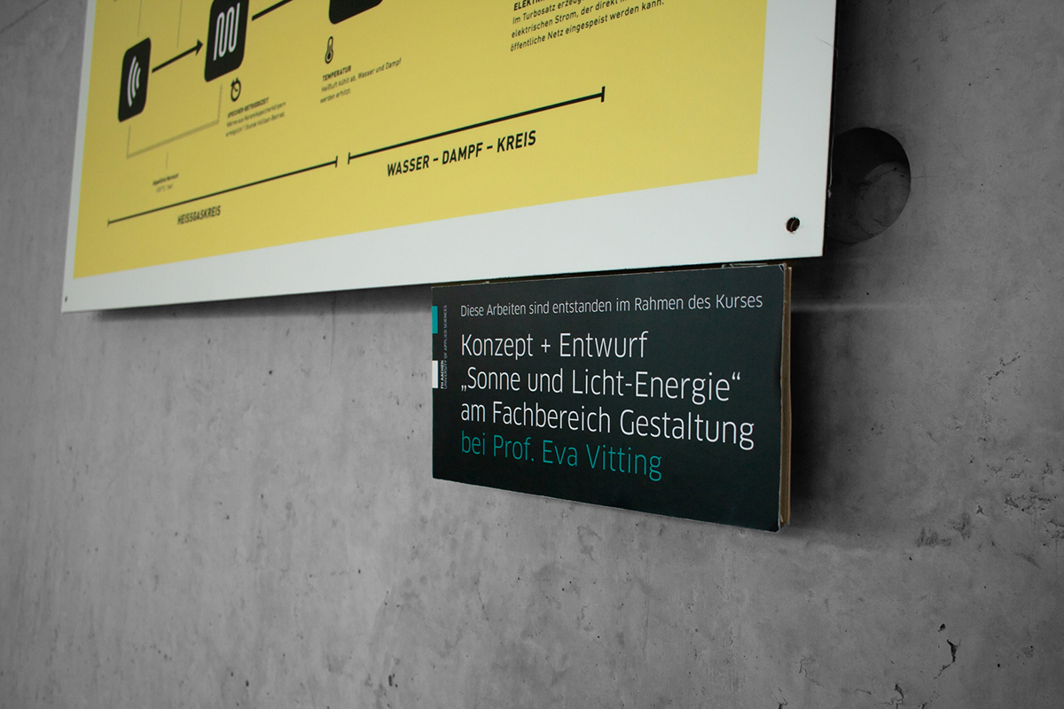 solar energy poster Exhibition  print Icon University studies FH Aachen Studium Aachen